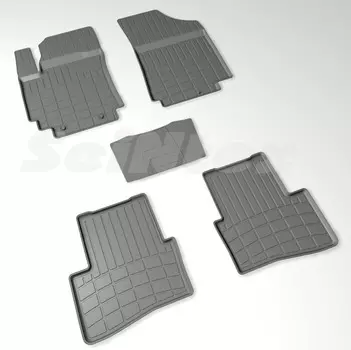 Резиновые коврики Стандарт Seintex для Hyundai Creta 2016-2020 (88655)