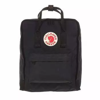 Рюкзак Fjallraven Kanken, черный, 27х13х38 см, 16 л (+ Антисептик-спрей для рук в подарок!)