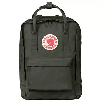 Рюкзак Fjallraven Kanken Laptop 13", темно-зеленый, 25х16х35 см, 13 л (+ Антисептик-спрей для рук в подарок!)