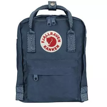 Рюкзак Fjallraven Kanken Mini, синий, 20х13х29 см, 7 л (+ Антисептик-спрей для рук в подарок!)