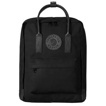 Рюкзак Fjallraven Kanken No. 2 Black Edition, черный, 27х13х38 см, 16 л (+ Антисептик-спрей для рук в подарок!)