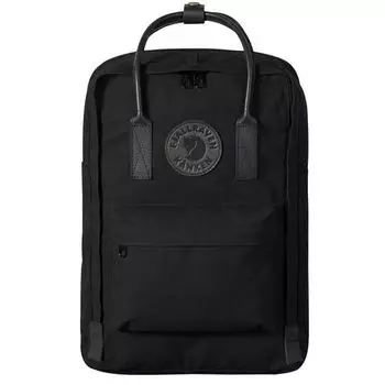 Рюкзак Fjallraven Kanken No. 2 Laptop 15" Black Edition, черный, 28х16х40 см, 18 л (+ Антисептик-спрей для рук в подарок!)