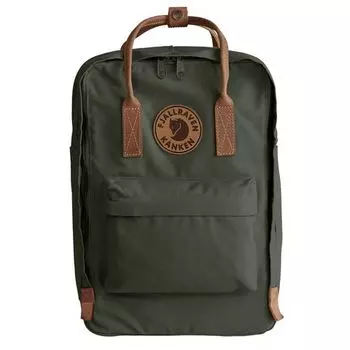 Рюкзак Fjallraven Kanken No. 2 Laptop 15", темно-зеленый, 28х16х40 см, 18 л (+ Антисептик-спрей для рук в подарок!)