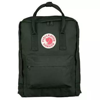 Рюкзак Fjallraven Kanken, темно-зеленый, 27х13х38 см, 16 л (+ Антисептик-спрей для рук в подарок!)