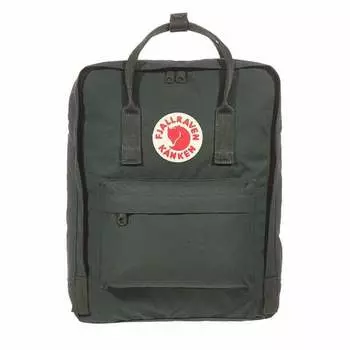 Рюкзак Fjallraven Kanken, темно-зеленый, 27х13х38 см, 16 л (+ Антисептик-спрей для рук в подарок!)