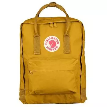 Рюкзак Fjallraven Kanken, желтый, 27х13х38 см, 16 л (+ Антисептик-спрей для рук в подарок!)
