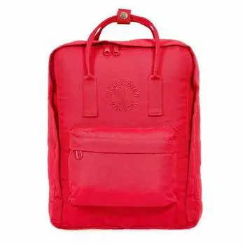 Рюкзак Fjallraven Re-Kanken, красный, 27х13х38 см, 16 л (+ Антисептик-спрей для рук в подарок!)