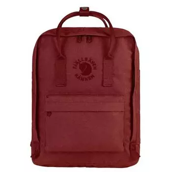 Рюкзак Fjallraven Re-Kanken, темно-красный, 27х13х38 см, 16 л (+ Антисептик-спрей для рук в подарок!)