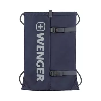 Рюкзак-мешок Wenger XC Fyrst, синий, 35x1x48 см, 12 л (+ Антисептик-спрей для рук в подарок!)