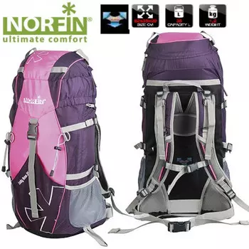 Рюкзак Norfin LADY ROSE 35 NFL (+ Антисептик-спрей для рук в подарок!)