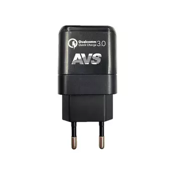 Сетевое зарядное устройство AVS UT-713 Quick Charge (USB 1.5-3A)