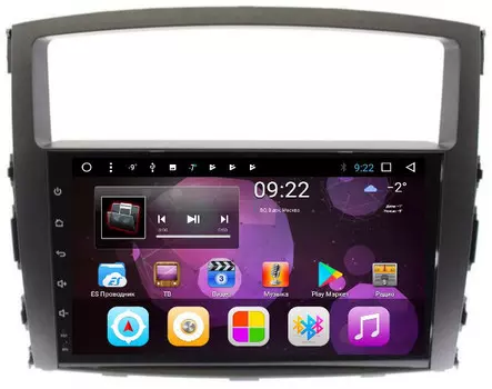 Штатная автомагнитола VOMI ST2735-T8 для Mitsubishi Pajero 4 на Android 8.1.0 (+ Камера заднего вида в подарок!)