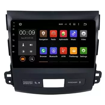 Штатная автомагнитола VOMI ST2747-T8 для Mitsubishi Outlander XL 2006-2012 на Android 8.1.0 (+ Камера заднего вида в подарок!)