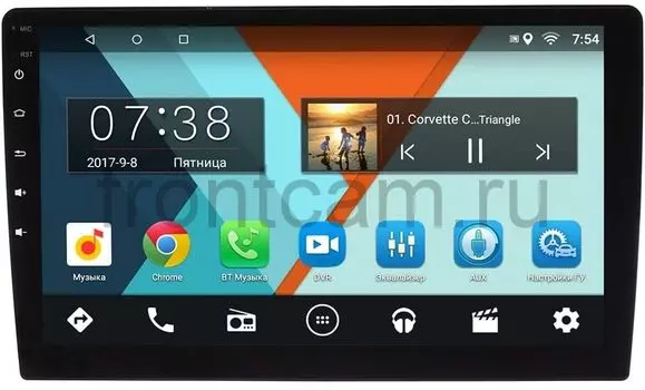 Штатная магнитола 2 DIN Wide Media MT-MFA (2/16) на Android 7.1.1 (10 дюймов) (+ Камера заднего вида в подарок!)