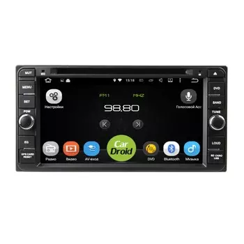 Штатная магнитола CarDroid RD-1101D для Toyota Универсальная (Android 9.0) DSP (+ Камера заднего вида в подарок!)