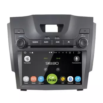 Штатная магнитола CarDroid RD-1306D для Chevrolet Trailblazer / S10 / Isuzu D-Max 2 (Android 9.0) DSP (+ Камера заднего вида в подарок!)