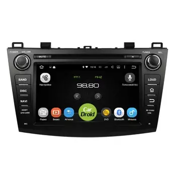 Штатная магнитола CarDroid RD-2404D для Mazda 3, 2009 (Android 8.0) DSP (+ Камера заднего вида в подарок!)