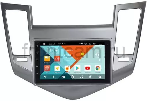 Штатная магнитола Chevrolet Cruze I 2009-2012 Wide Media MT7001PK-2/16-RP-CVCRB-55 на Android 9.1 (DSP 3G-SIM) (+ Камера заднего вида в подарок!)