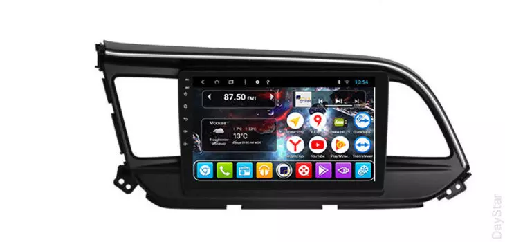 Штатная магнитола DayStar DS-7165HB Hyundai Elantra 2019+ ANDROID 8.1.0 (8 ядер, 2Gb ОЗУ, 32Gb памяти) (+ Камера заднего вида в подарок!)