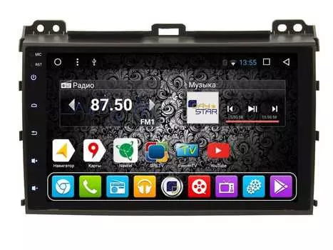 Штатная магнитола DayStar DS-8001HB Toyota Prado 120 2002-2009 ANDROID 8.1.0 (8 ядер, 2Gb ОЗУ, 32Gb памяти) (+ Камера заднего вида в подарок!)