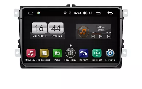 Штатная магнитола FarCar s185 Volkswagen, Skoda на Android (LX818) (+ Камера заднего вида в подарок!)
