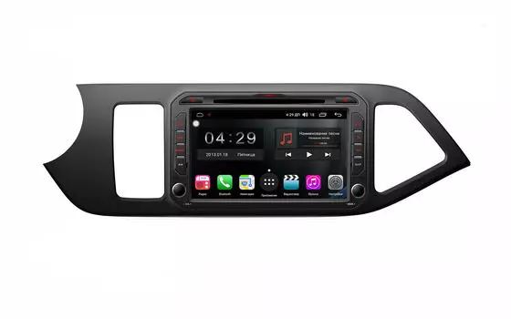 Штатная магнитола FarCar s200+ для KIA Picanto 2011-2016 на Android (A217) (+ Камера заднего вида в подарок!)