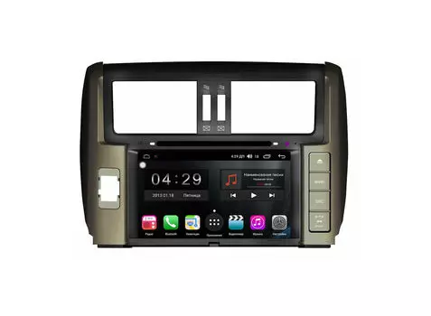 Штатная магнитола FarCar s200+ для Toyota Land Cruiser Prado 150 на Android (A065) (+ Камера заднего вида в подарок!)