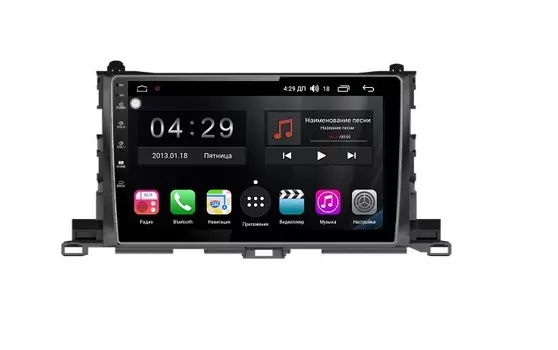 Штатная магнитола FarCar s300 для Toyota Highlander на Android (RL467R) (+ Камера заднего вида в подарок!)