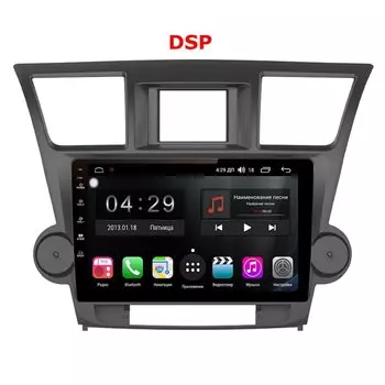 Штатная магнитола FarCar S300 для Toyota Highlander 2007-2013 на Android 8.1 (RL035Rcan) DSP (+ Камера заднего вида в подарок!)