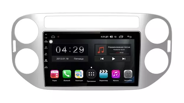 Штатная магнитола FarCar s300 для VW Tiguan на Android (RL489R) (+ Камера заднего вида в подарок!)