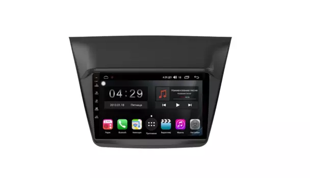 Штатная магнитола FarCar s300-SIM 4G для Mitsubishi L200 (2006-2015) Pagero Sport (2009-2014) на Android (RG094R) (+ Камера заднего вида в подарок!)