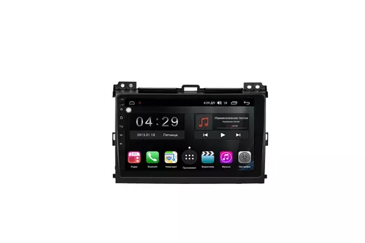 Штатная магнитола FarCar s300-SIM 4G для Toyota Land Cruiser Prado 120 2002-2009 на Android (RG456R) (+ Камера заднего вида в подарок!)