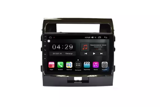 Штатная магнитола FarCar s300-SIM 4G для Toyota Land Cruiser 200 2012-2015 на Android (RG381R) (+ Камера заднего вида в подарок!)