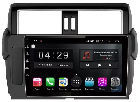 Штатная магнитола FarCar s300-SIM 4G для Toyota Land Cruiser Prado 150 на Android (RG347/531R) (+ Камера заднего вида в подарок!)