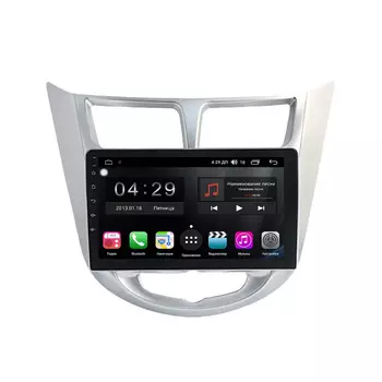 Штатная магнитола FarCar s300-SIM 4G для Hyundai Solaris 2010+ на Android (RG067R) (+ Камера заднего вида в подарок!)