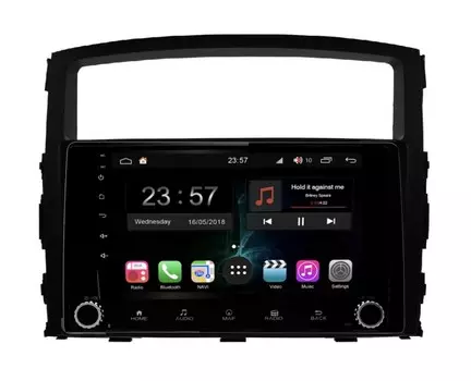 Штатная магнитола FarCar s300-SIM 4G для Mitsubishi Pajero на Android (RG1009RB) (+ Камера заднего вида в подарок!)