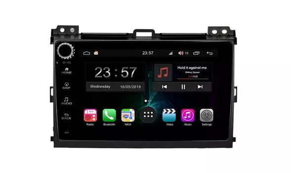 Штатная магнитола FarCar s300-SIM 4G для Toyota PRADO на Android (RG456RB) (+ Камера заднего вида в подарок!)