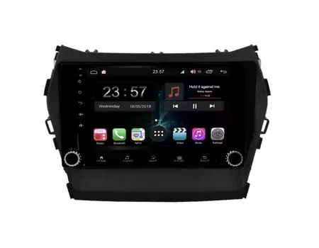 Штатная магнитола FarCar s300-SIM 4G для Hyundai Santa Fe 2012+ на Android (RG209RB) (+ Камера заднего вида в подарок!)