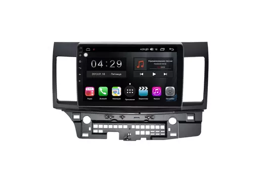 Штатная магнитола FarCar s300-SIM 4G для Mitsubishi Lancer X 2007-2013 на Android (RG037R) (+ Камера заднего вида в подарок!)
