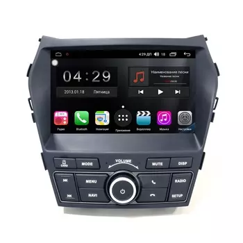 Штатная магнитола FarCar s300-SIM 4G для Hyundai Santa Fe на Android (RG209H) (+ Камера заднего вида в подарок!)