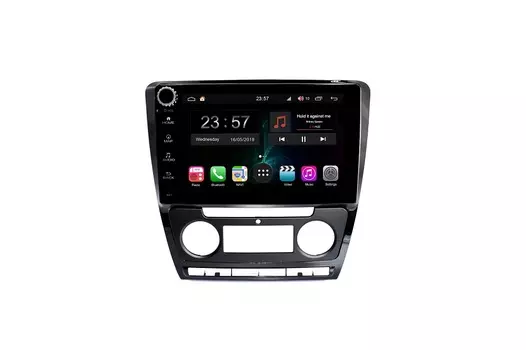 Штатная магнитола FarCar s300-SIM 4G для Skoda Octavia на Android (RG005RB) (+ Камера заднего вида в подарок!)