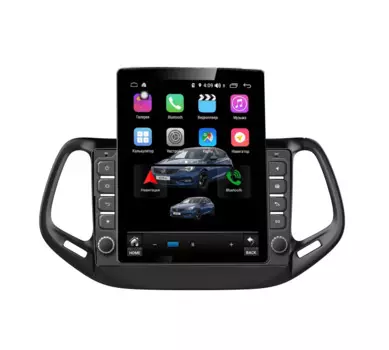 Штатная магнитола FarCar s300+SIM 4G для Jeep Compass 2017+ на Android (RT1008R) (+ Камера заднего вида в подарок!)