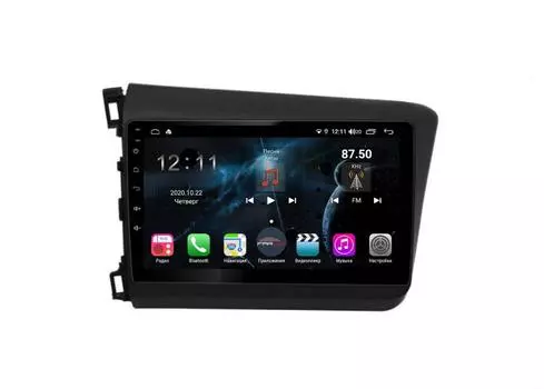 Штатная магнитола FarCar s400 для Honda Civic на Android (TG132R) (+ Камера заднего вида в подарок!)