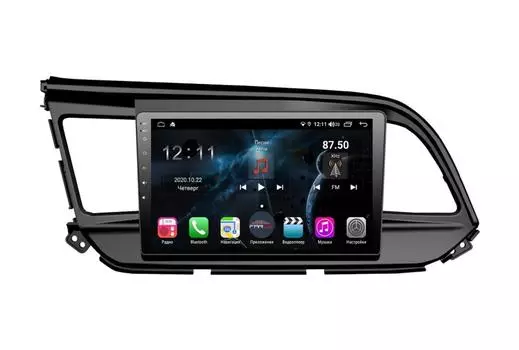 Штатная магнитола FarCar s400 для Hyundai Elantra 2018+ на Android (H1159R) (+ Камера заднего вида в подарок!)