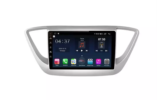 Штатная магнитола FarCar s400 для Hyundai Solaris на Android (TG766R) (+ Камера заднего вида в подарок!)