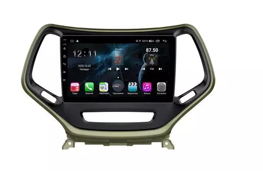 Штатная магнитола FarCar s400 для Jeep Cherokee на Android (H608R) (+ Камера заднего вида в подарок!)