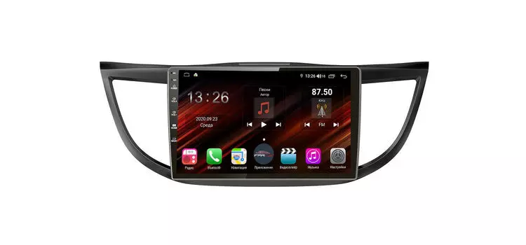 Штатная магнитола FarCar s400 Super HD для Honda CR-V на Android (XH469R) (+ Камера заднего вида в подарок!)