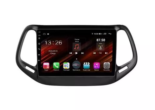 Штатная магнитола FarCar s400 Super HD для Jeep Compass 2017+ на Android (XH1008R) (+ Камера заднего вида в подарок!)