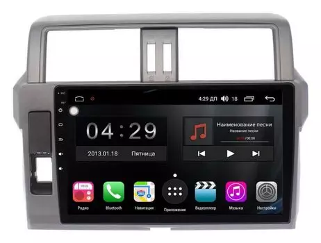 Штатная магнитола FarCar s400 Super HD для Toyota Land Cruiser Prado 150 на Android (XH531R) (+ Камера заднего вида в подарок!)