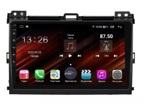 Штатная магнитола FarCar s400 Super HD для Toyota Prado на Android (XH456R) (+ Камера заднего вида в подарок!)